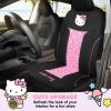 imageHello Kitty Cinnamoroll Car Seat Cover  Adorable Light Blue Front Seat Cover with Cute Cinnamoroll Design Durable and Comfortable Polyester Car Accessories Hello Kitty AccessoriesHello Kitty Pink Face