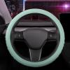 imageLeatherette Crystal Bling Steering Wheel Cover for Car SUV Glitter Sparkle Rhinestone Cute Car Accessories for Women Universal Fit Standard Size Fits 145quot15quot  Mint wRainbow BlingMint w Rainbow Bling