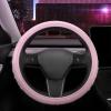 imageLeatherette Crystal Bling Steering Wheel Cover for Car SUV Glitter Sparkle Rhinestone Cute Car Accessories for Women Universal Fit Standard Size Fits 145quot15quot  Mint wRainbow BlingPink w Rainbow Bling