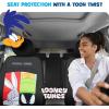 imageLooney Tunes Car Seat Covers  2Piece Front Seat Covers Featuring Bugs Bunny Marvin the Martian Taz ampamp Daffy Duck  Universal Fit for Cars Trucks SUV Seat Covers for Car Cute Cartoon Car Accessories