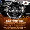 imageNaruto Shippuden Car Steering Wheel Cover 15 Inch Anime Steering Wheel Cover Cushioned Soft Comfortable Cover Anime Car Accessories for Men Women KumogakureNaruto Kirigakure