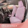 imagePlush Sherpa Fleece Car Seat Cover 1 Piece Gray Seat Cover for Cars with Soft Cushioned Touch Cute Automotive Interior Protector for Trucks Van SUV Car Accessories for WomenPink Fleece