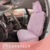 imagePlush Sherpa Fleece Car Seat Cover 1 Piece Gray Seat Cover for Cars with Soft Cushioned Touch Cute Automotive Interior Protector for Trucks Van SUV Car Accessories for WomenPink Fleece