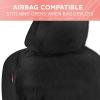 imageSheepskin Car Seat Covers for Women 2Pack Faux Fur Car Seat Covers Front Seats Only Cute Automotive Seat Covers For Cars for Women Car Accessories for Women Soft PinkBlack Fur