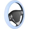 imageUltra Soft Blue Steering Wheel Cover Car Accessories for Women NonSlip Comfy Soft Grip Faux Leather Auto Steering Wheel Cover for Cars Trucks Vans SUVs Gift Idea  Fits Standard 15quot Inches