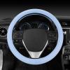 imageUltra Soft Blue Steering Wheel Cover Car Accessories for Women NonSlip Comfy Soft Grip Faux Leather Auto Steering Wheel Cover for Cars Trucks Vans SUVs Gift Idea  Fits Standard 15quot Inches