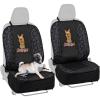imageBDK Scooby Doo Waterproof Car Seat Cover for Dogs Front Seat Heavy Duty Black Oxford Automotive Front Seat Cover for Pets Interior Covers for Auto Truck Van SUV2 Front Seats