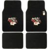 imageBDK WBMT1301 Batman Carpet Car Floor Mats Black ampamp Yellow Logo  4 Pieces Rubber Backing Front ampamp Rear Full SetTazmanian Devil