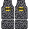imageBDK Warner Bros DC Comics Superman 4pc Carpet Floor Mats Car Accessories  Set for Car Truck Van SUV  NoSlip Grip  Universal Fit Front 26quot x 165quot Rear 14quot x 165quotVehicle Floor Mat