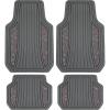 imageHello Kitty Car Mats 4pc Floor Mats for Cars Trucks SUVs Grey Car Floor Mats for Women Men Accessories Rubber Heavy Duty Cute NonSlip Always Front Rear Hello Kitty Cars Accessories GrayPinkGray with Pink Bows