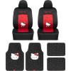 imageHello Kitty Cinnamoroll Car Seat Covers  Adorable Light Blue Front Seat Covers with 4PC Carpet Car Floor Mats  Universal Fit for Cars SUVs ampamp Trucks  Super Cute Cinnamoroll Print ampamp Pattern AccentsHello Kitty Red