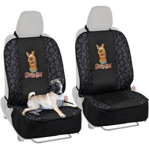 imageBDK Scooby Doo Waterproof Car Seat Cover for Dogs Front Seat Heavy Duty Black Oxford Automotive Front Seat Cover for Pets Interior Covers for Auto Truck Van SUV2 Front Seats