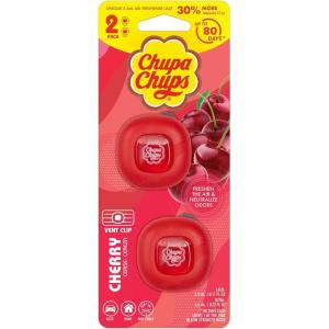 imageChupa Chups Air Freshener Rosy Peach  Long Lasting With Fun Scents Colorful and Vibrant for Car Unique Perfume Deodorizer  2Pack 4pcs TotalCandy Cherry
