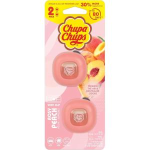 imageChupa Chups Air Freshener Rosy Peach  Long Lasting With Fun Scents Colorful and Vibrant for Car Unique Perfume Deodorizer  2Pack 4pcs TotalRosy Peach
