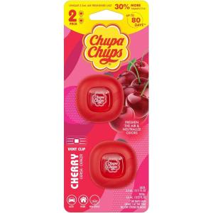 imageChupa Chups Car Air Freshener Candy Cherry  Long Lasting Car Fresheners with Fun Scents Colorful and Vibrant Air Freshener for Car Unique Car Freshner Perfume Deodorizer Refresher Fragrance