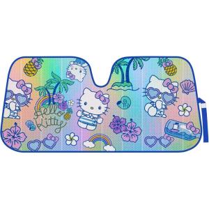 imageCinnamoroll Cute Windshield Sun Shade Official Sanrio Sun Shade for Window Cinnamoroll Car Accessories for Women Lemon ChillSummer Sailing Hello Kitty