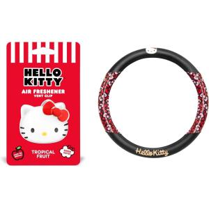 imageCinnamoroll Steering Wheel Cover Official Sanrio Car Steering Wheel Cover with Easy Clipon Car Air Freshener  Cute and LongLasting Cinnamoroll Air Freshener for Car Odor Eliminator Fun ScentsHello Kitty Bows
