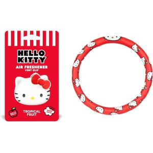 imageCinnamoroll Steering Wheel Cover Official Sanrio Car Steering Wheel Cover with Easy Clipon Car Air Freshener  Cute and LongLasting Cinnamoroll Air Freshener for Car Odor Eliminator Fun ScentsHello Kitty Red