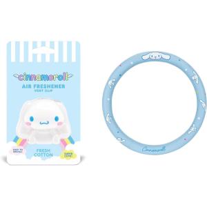 imageCinnamoroll Steering Wheel Cover Official Sanrio Car Steering Wheel Cover with Easy Clipon Car Air Freshener  Cute and LongLasting Cinnamoroll Air Freshener for Car Odor Eliminator Fun ScentsCinnamoroll