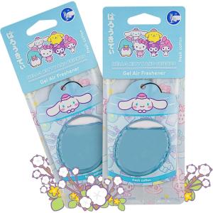 imageHello Kitty and Friends Car Air Freshener Cinnamoroll  Fresh Cotton Hanging Gel Area Deodorizer LongLasting Car Scents Air Freshener Cute Automotive Sanrio Accessories Decor 2PackFresh Cotton