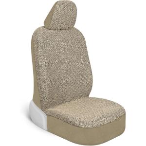 imagePlush Sherpa Fleece Car Seat Cover 1 Piece Gray Seat Cover for Cars with Soft Cushioned Touch Cute Automotive Interior Protector for Trucks Van SUV Car Accessories for WomenBeige Sequin