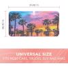 imageChecker Gradient Car Window Sun Shade Auto Shade for Windshield Visor Block UV Reflect Heat to Keep Your Car SUV Truck Cool Jumbo 64quotx32quotPalm Trees