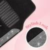 imageDiamond Bling Car Mats Shiny Rhinestone Crystal Carpet Car Floor Mat Glitter Crystal Mat with Heel Pad Cute Automotive Floor Mats for Car SUV VanWomen Girl RedBling White