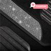imageDiamond Bling Car Mats Shiny Rhinestone Crystal Carpet Car Floor Mat Glitter Crystal Mat with Heel Pad Cute Automotive Floor Mats for Car SUV VanWomen Girl RedBling White