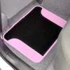 imageDiamond Bling Car Mats Shiny Rhinestone Crystal Carpet Car Floor Mat Glitter Crystal Mat with Heel Pad Cute Automotive Floor Mats for Car SUV VanWomen Girl RedTribal Pink