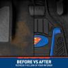 imageBDK Superman Superhero Car Floor Mats Officially Licensed Warner Bros DC Comics All Weather Interior Auto Protection Heavy Duty Rubber Liners for Car Truck Van SUVArmored Superman