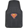 imageBDK Superman Superhero Car Floor Mats Officially Licensed Warner Bros DC Comics All Weather Interior Auto Protection Heavy Duty Rubber Liners for Car Truck Van SUVClassic Superman