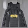 imageBDK Superman Superhero Car Floor Mats Officially Licensed Warner Bros DC Comics All Weather Interior Auto Protection Heavy Duty Rubber Liners for Car Truck Van SUVArmored Batman