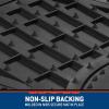 imageBDK Superman Superhero Car Floor Mats Officially Licensed Warner Bros DC Comics All Weather Interior Auto Protection Heavy Duty Rubber Liners for Car Truck Van SUVArmored Superman