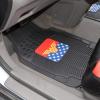 imageBDK Warner Bros DC Comics Wonder Woman Car Accessories  Universal Fit Front Pair Seat Covers with Matching Seat Belt Pads ampamp Heavy Duty All Weather Rubber Liners Floor Mats NoSlip Grip 27 x 18 in