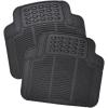 imageSuperman Rubber Car Floor Mats 4 PC Front Heavy Duty All Weather Protection  Trimmable To fitPack of 4