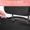 image:imageBlingStitch Car Seat Covers for Front Seats  Luxurious Black Vegan Leather Seat Covers for Cars with Clear Bling Crystals Premium Automotive Seat Covers for SUV Trucks Car Bling LuxuryBlack with Black Crystals