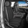 image:imageBlingStitch Car Seat Covers for Front Seats  Luxurious Black Vegan Leather Seat Covers for Cars with Clear Bling Crystals Premium Automotive Seat Covers for SUV Trucks Car Bling LuxuryBlack with Silver Crystals