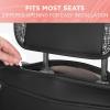 image:imageBlingStitch Car Seat Covers for Front Seats  Luxurious Black Vegan Leather Seat Covers for Cars with Clear Bling Crystals Premium Automotive Seat Covers for SUV Trucks Car Bling LuxuryBlack with Silver Crystals