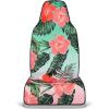 image:imageCarbella Black Leopard amp Butterfly Car Seat Covers 2 Pack Animal Print Front Seat Covers for Cars with Matching Steering Wheel Cover Cute Automotive Interior Covers for Trucks Van SUVHawaiian Floral