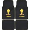 image:imageBDK Warner Bros Looney Tunes Tweety Bird Car Accessories  Windshield Sun Shade 58x27 in UV Block Double Bubble Accordion Folding  Universal Fit Floor Mats Set Front and Rear NoSlip Grip