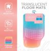 image:imageCarbella Auto Sun Shade and 2PC Car Floor Mats Sunset Translucent Rainbow All Weather Heavy Duty Trim to Fit Most Cars Vans Trucks amp SUVs