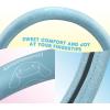 image:imageHello Kitty and Friends Steering Wheel Cover Universal Fit Cute Accessories for Women Stylish Decor Gift Hello Accessories  Fits Standard Wheels 14515Cinnamoroll Blue Monogram