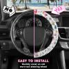 image:imageHello Kitty and Friends Steering Wheel Cover Universal Fit Cute Accessories for Women Stylish Decor Gift Hello Accessories  Fits Standard Wheels 14515Hello Kitty Look at Me