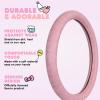 image:imageHello Kitty and Friends Steering Wheel Cover Universal Fit Cute Accessories for Women Stylish Decor Gift Hello Accessories  Fits Standard Wheels 14515Hello Kitty Pink