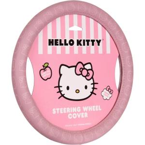 image:imageHello Kitty and Friends Steering Wheel Cover Universal Fit Cute Accessories for Women Stylish Decor Gift Hello Accessories  Fits Standard Wheels 14515Hello Kitty Pink