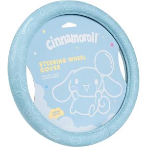 image:imageHello Kitty and Friends Steering Wheel Cover Universal Fit Cute Accessories for Women Stylish Decor Gift Hello Accessories  Fits Standard Wheels 14515Cinnamoroll Blue Monogram