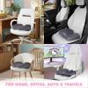 image:imageCarbella Officially Licensed Hello Kitty Seat Cushion  Cute Charcoal Gray Office Chair Cushion for Car Home Work or Desk  Comfort Memory Foam Cushions for Coccyx Back Tailbone Pain Relief PillowGray