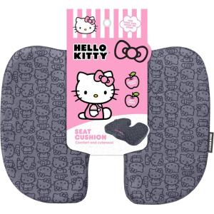 image:imageCarbella Officially Licensed Hello Kitty Seat Cushion  Cute Charcoal Gray Office Chair Cushion for Car Home Work or Desk  Comfort Memory Foam Cushions for Coccyx Back Tailbone Pain Relief PillowGray