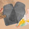 image:imageCarbella Automotive Floor Mats for Cars 2 Piece Car Floor Mats TrimtoFit All Weather Clear Car Mats for Auto Truck Van SUV Car Floor Mats for Women  Sunset AuraSilver Mist