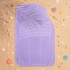 image:imageCarbella Automotive Floor Mats for Cars 2 Piece Car Floor Mats TrimtoFit All Weather Clear Car Mats for Auto Truck Van SUV Car Floor Mats for Women  Sunset AuraLilac Glass